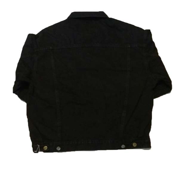 เสื้อแจ็คเก็ตยีนส์แฟชั่นเกาหลีแขนยาวเอวตรงทรงหลวมเทรนด์ใหม่ สียีนส์ดำ - พร้อมส่งTJ7735